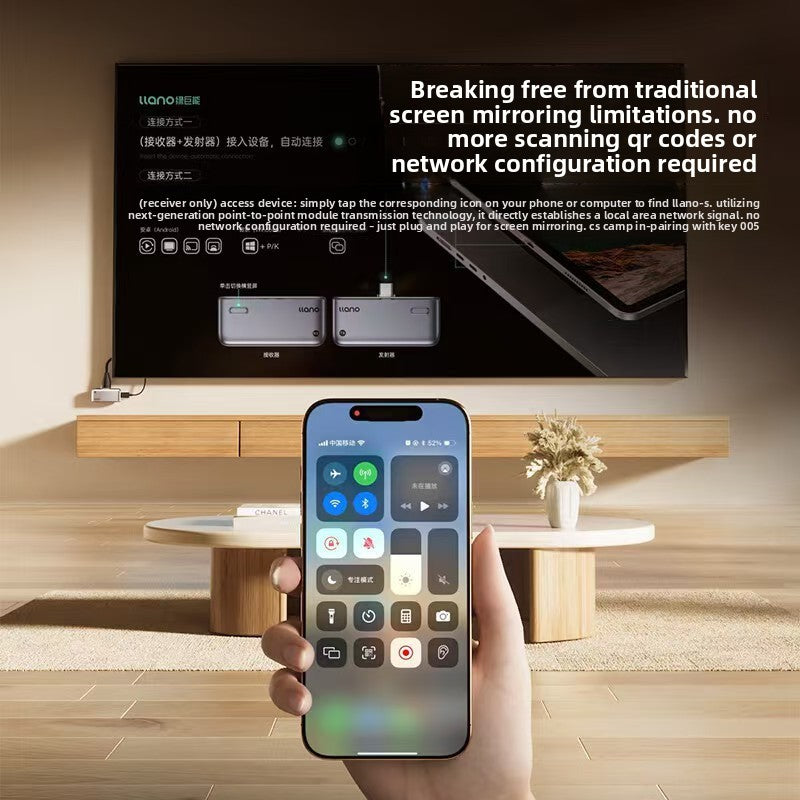 Wireless Display Adapter USB-C HDMI kabellos Bildschirm teilen iOS Android