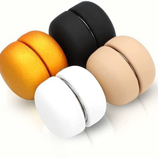Hijab Magnet Clip 2er Set Schal Tuchverschluss ohne Nadel silber magnetisch