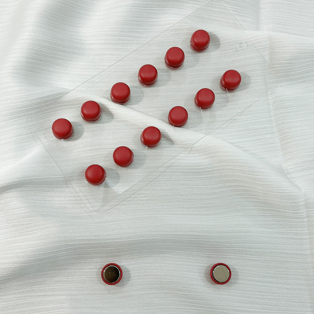 Hijab Magnet Clip 2er Set Schal Tuchverschluss ohne Nadel silber magnetisch
