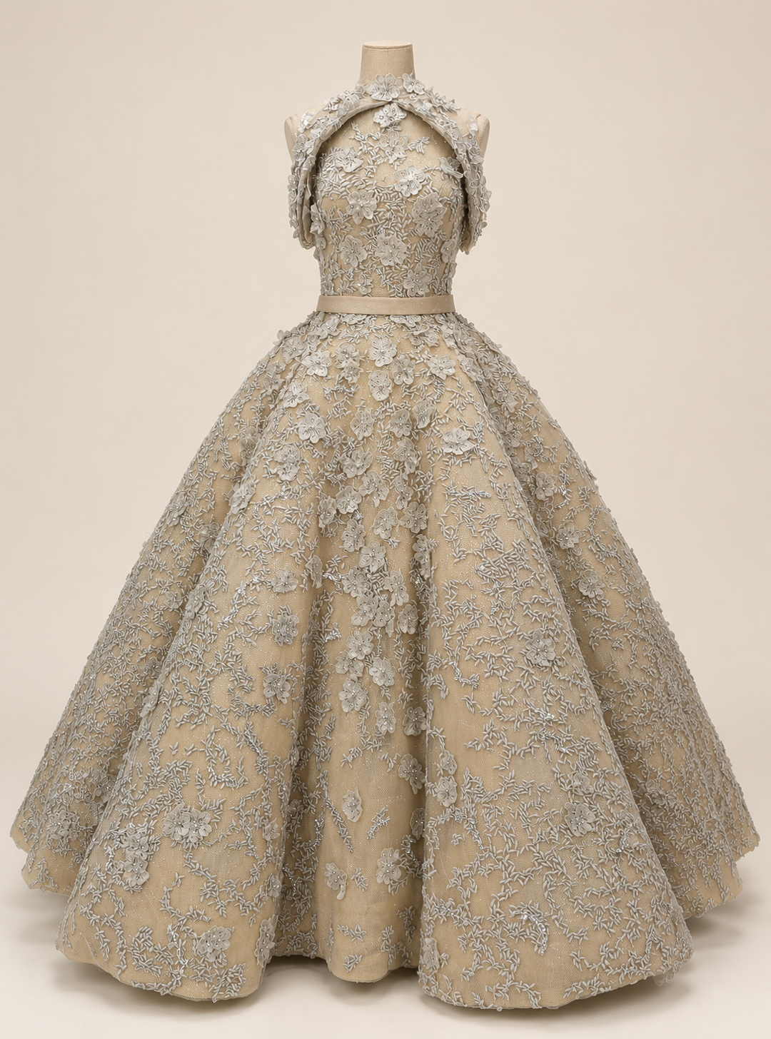 Champagne Gold Ballkleid, Produktfoto