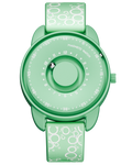 Kinderuhr Magneto Watch Bubbles Green Silikonarmband grün Magnetkugeln Lernuhr