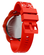 Kinderuhr Magneto Watch Bubbles Red Silikonarmband rot Magnetkugeln Lernuhr