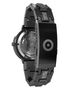Herrenuhr Magneto Watch Marble Black Automatik 42 mm Marmor Edelstahl Glasboden