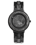 Herrenuhr Magneto Watch Marble Black Automatik 42 mm Marmor Edelstahl Glasboden