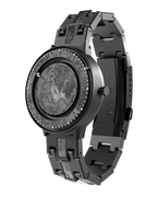 Herrenuhr Magneto Watch Marble Black Automatik 42 mm Marmor Edelstahl Glasboden