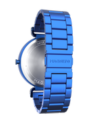 Armbanduhr Magneto Watch Nexus Blue 43 mm Edelstahlarmband blau Magnetkugeln