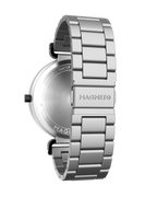 Armbanduhr Magneto Watch Nexus Titan 43 mm Edelstahlarmband silber Magnetkugeln