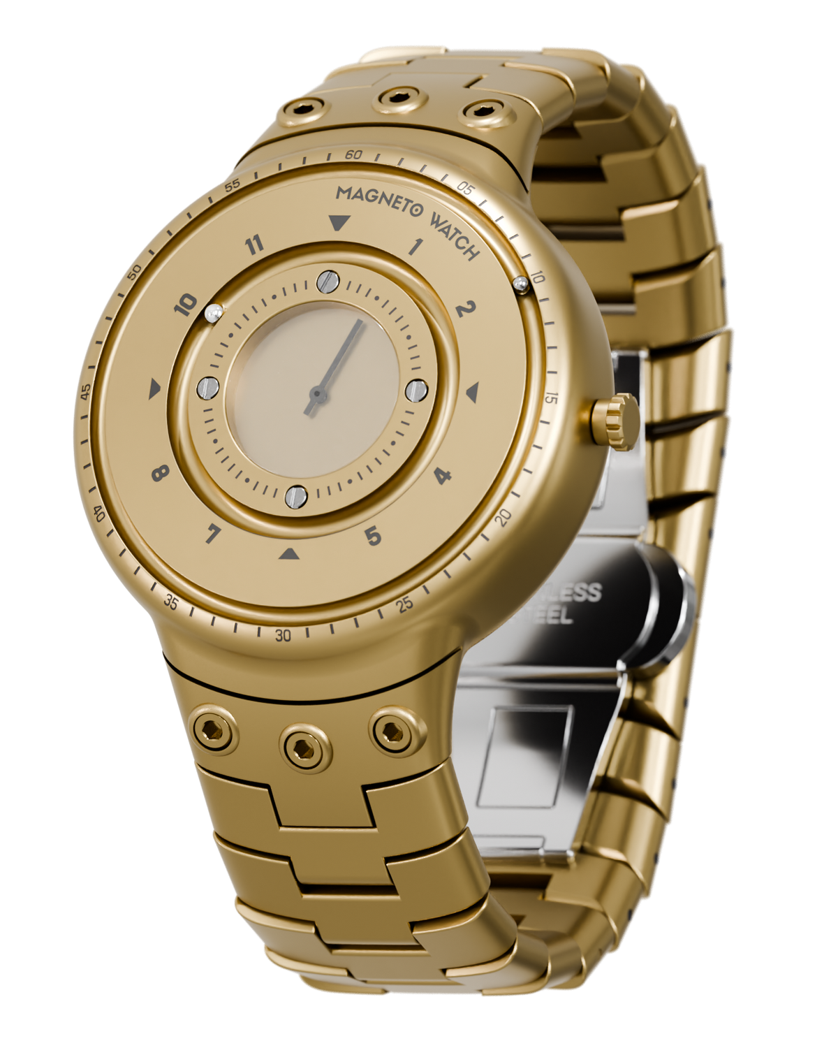 Herrenuhr Magneto Watch Precisio Gold Limited Edition 200 Stück Magnetkugeln