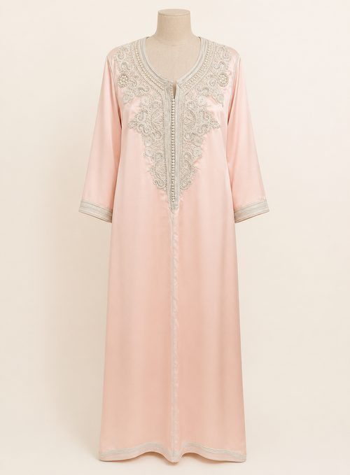 Sage Garden Abaya in Blush Pink, Produktfoto