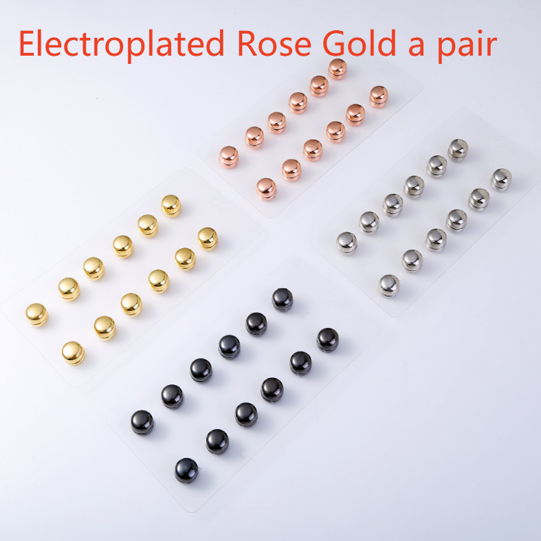 Hijab Magnet Clip 2er Set Schal Tuchverschluss ohne Nadel silber magnetisch