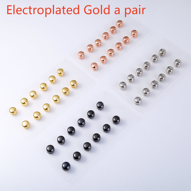 Hijab Magnet Clip 2er Set Schal Tuchverschluss ohne Nadel silber magnetisch