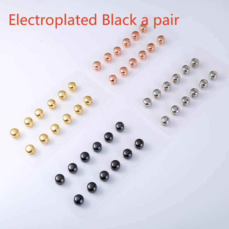 Hijab Magnet Clip 2er Set Schal Tuchverschluss ohne Nadel silber magnetisch